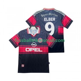 Fußballtrikots Bayern München Elber 9 1999 Retro 1997 Kurzarm Heimtrikotsatz kaufen